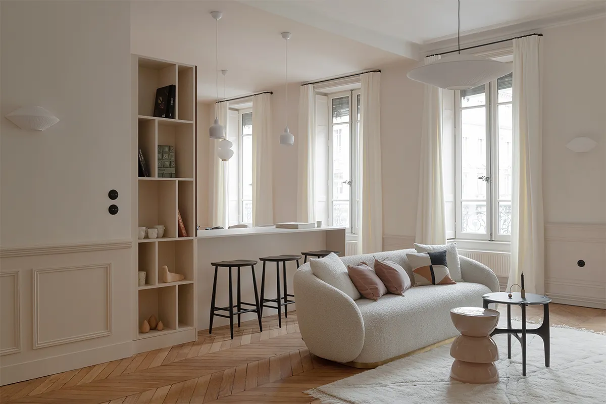 Appartement rénové à Lyon par DME Bâtiment