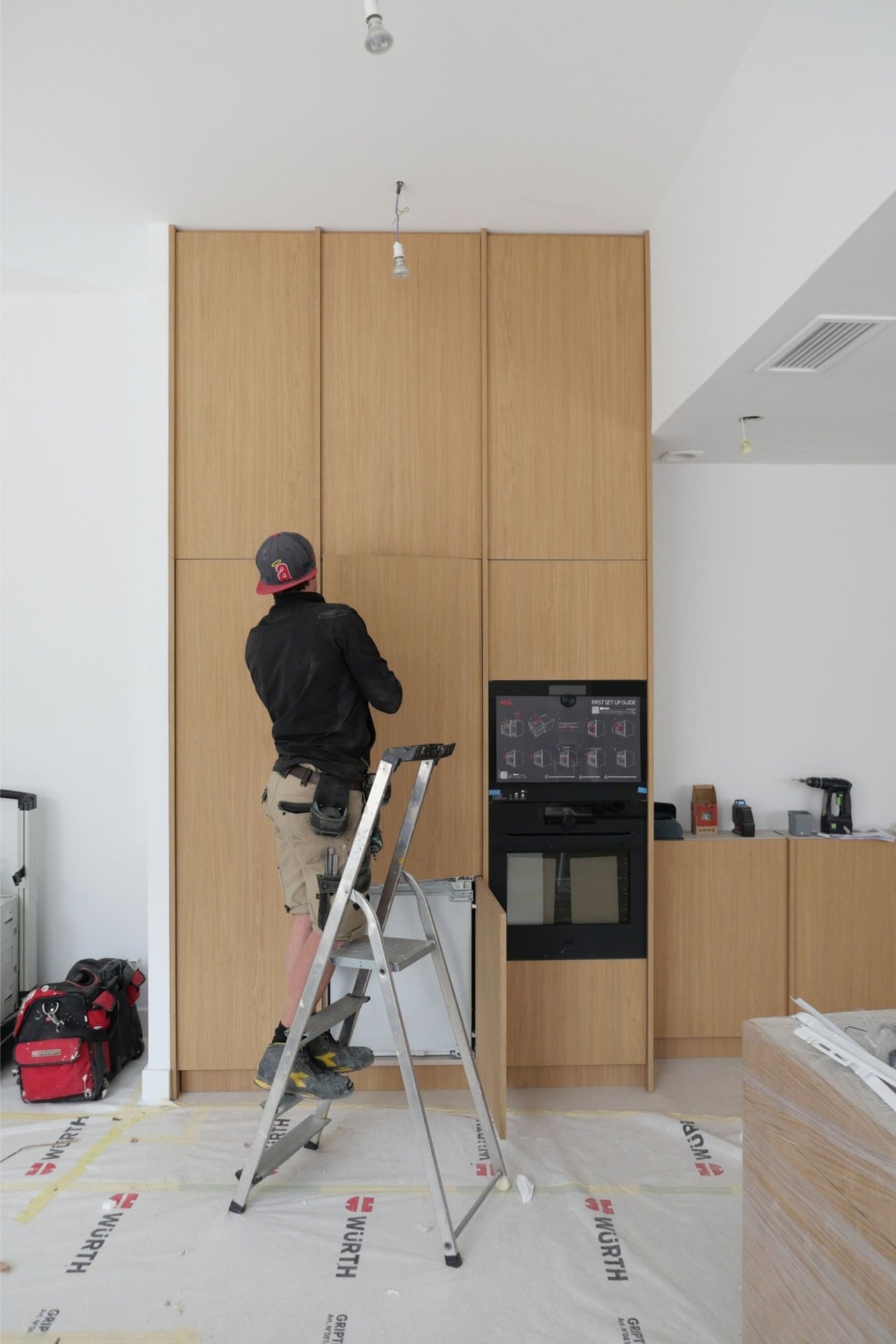 Équipes DME Bâtiment au travail sur un chantier de rénovation à Lyon